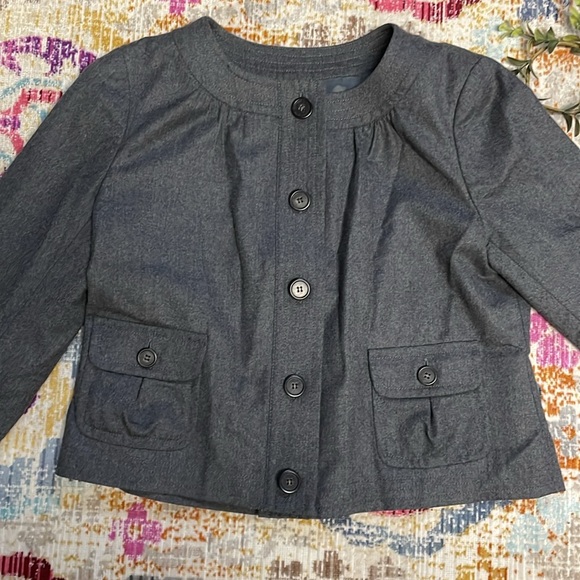 J. Crew Gray Wool Jacket - Picture 3 of 10